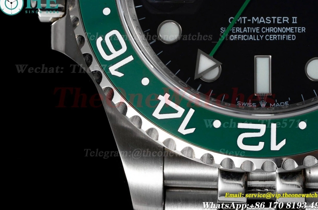 SS Master SS Jub Dial GMF 40mm Sprite VR3186 126720 Black II GMT 0423